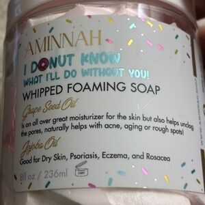 SALE! Aminnah Whipped Foaming Soap I donut know what I’ll do without you